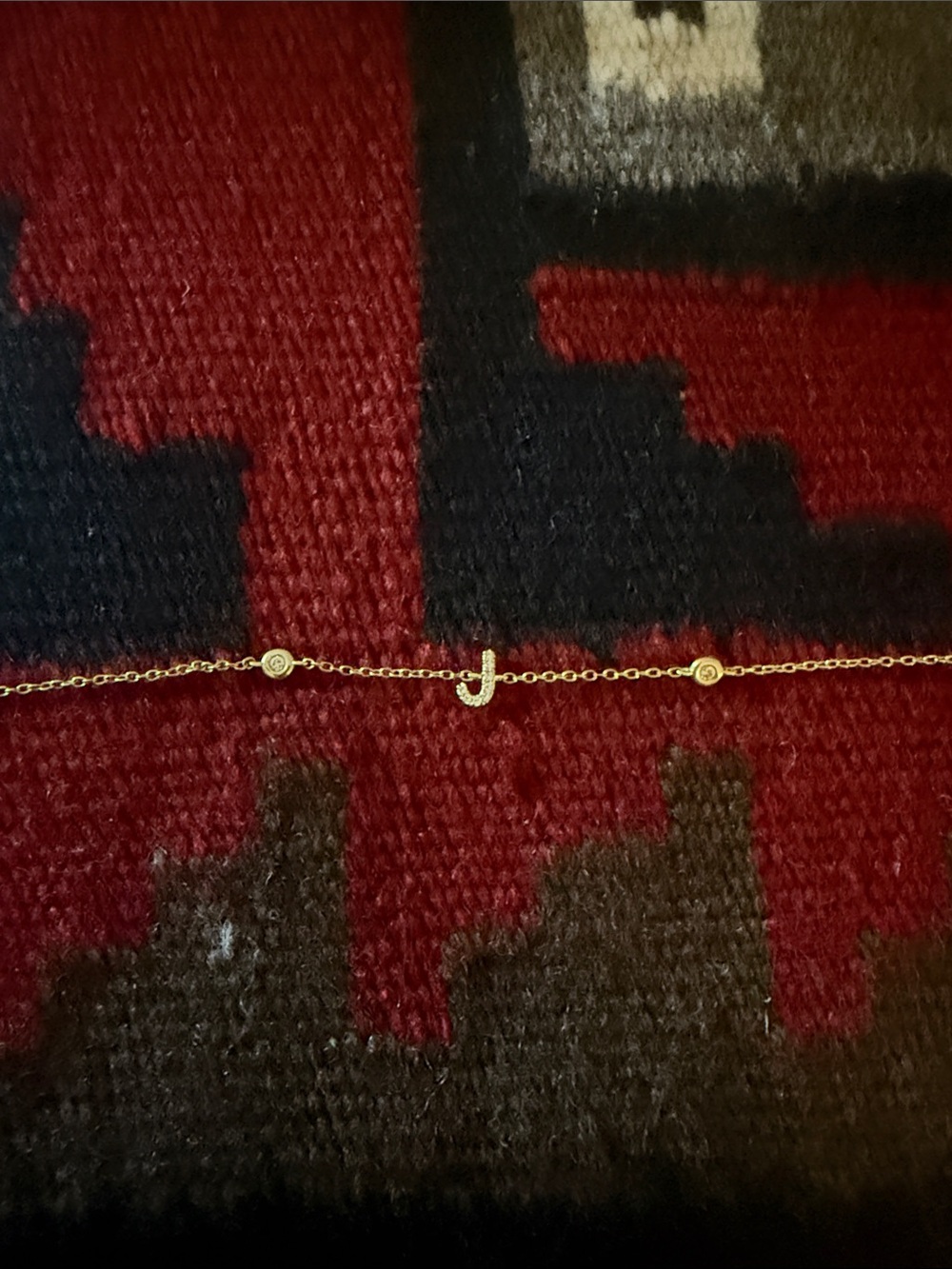 Gold Initial 'J' Delicate Bracelet - Minimal Everyday Charm